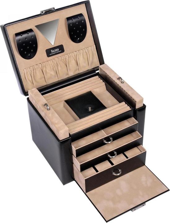 Produktbild Sacher Schmuckkoffer Maxima - Schwarz