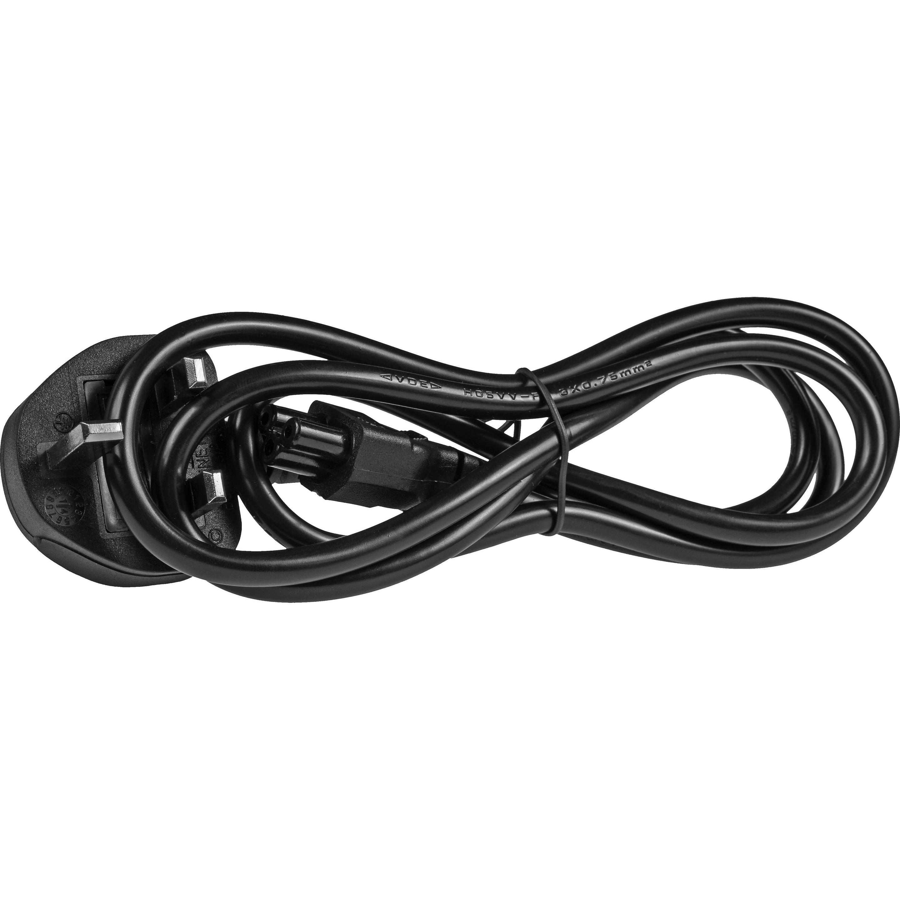 GreenCell  Power cable 3 PIN clover 1.2m UK version (1.20 m), Stromkabel