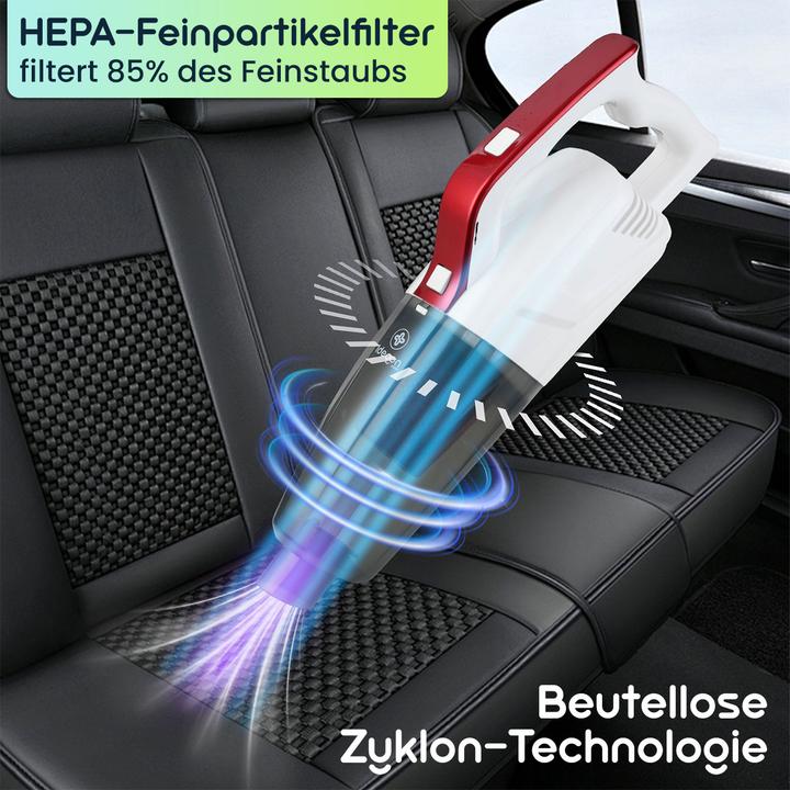 Produktbild Ideoon Multifunktionaler 2in1 Akku-Staubsauger Nass- & Trocken: Kraftvolle 7 kPa & HEPA-Filter