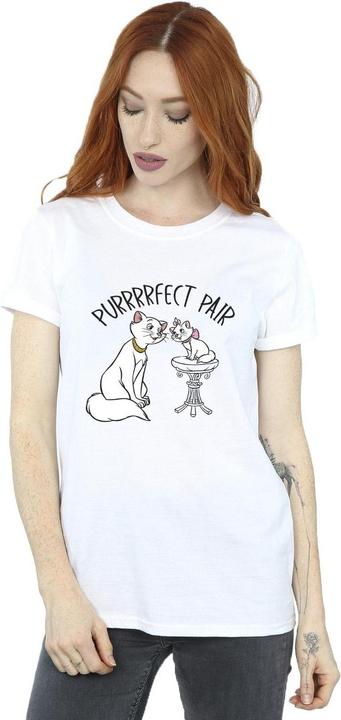 Immagine prodotto Disney Gli Aristogatti Purrfect Pair - Maglietta boyfriend in cotone (L)