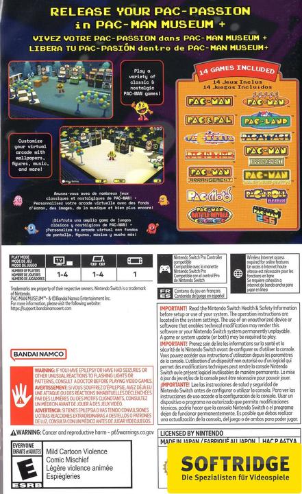Image du produit Bandai Namco Musée Pac-Man+ -US- (Switch, Switch Lite, Switch OLED, EN, FR)