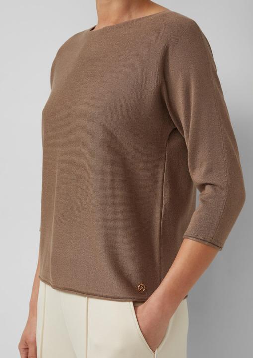 Actual product image s.Oliver Strickpullover Leichter Feinstrickpullover mit Metallic-Garn (40)