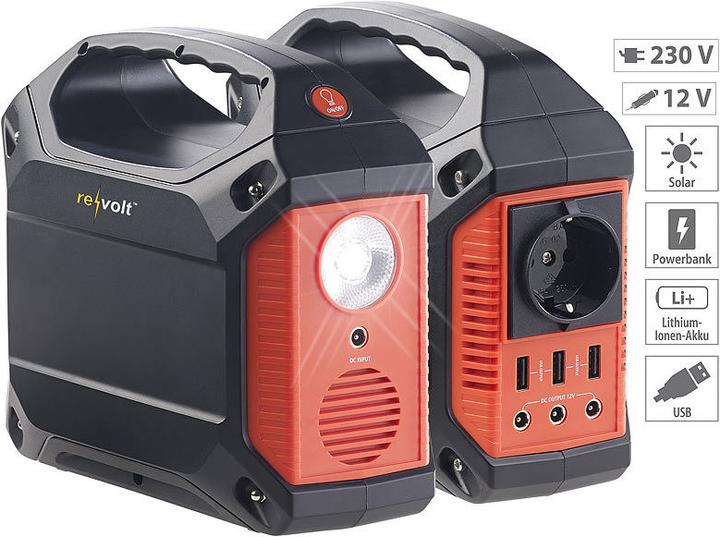 Immagine prodotto Revolt Centrale elettrica e generatore solare (155 Wh, 1.59 kg)