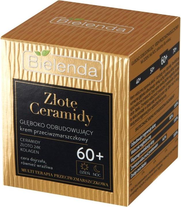Image du produit Bielenda BIELENDA Złote Ceramidy 60+ głęboko odbudowujący krem przeciwzmarszczkowy na dzień i na noc 50ml (Crème pour le corps, 50 ml)