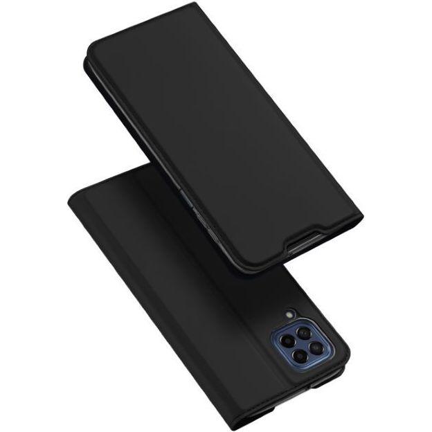 Dux Ducis Skin Pro Series Bookcover (Samsung Galaxy M53 5G), Smartphone Hülle, Schwarz