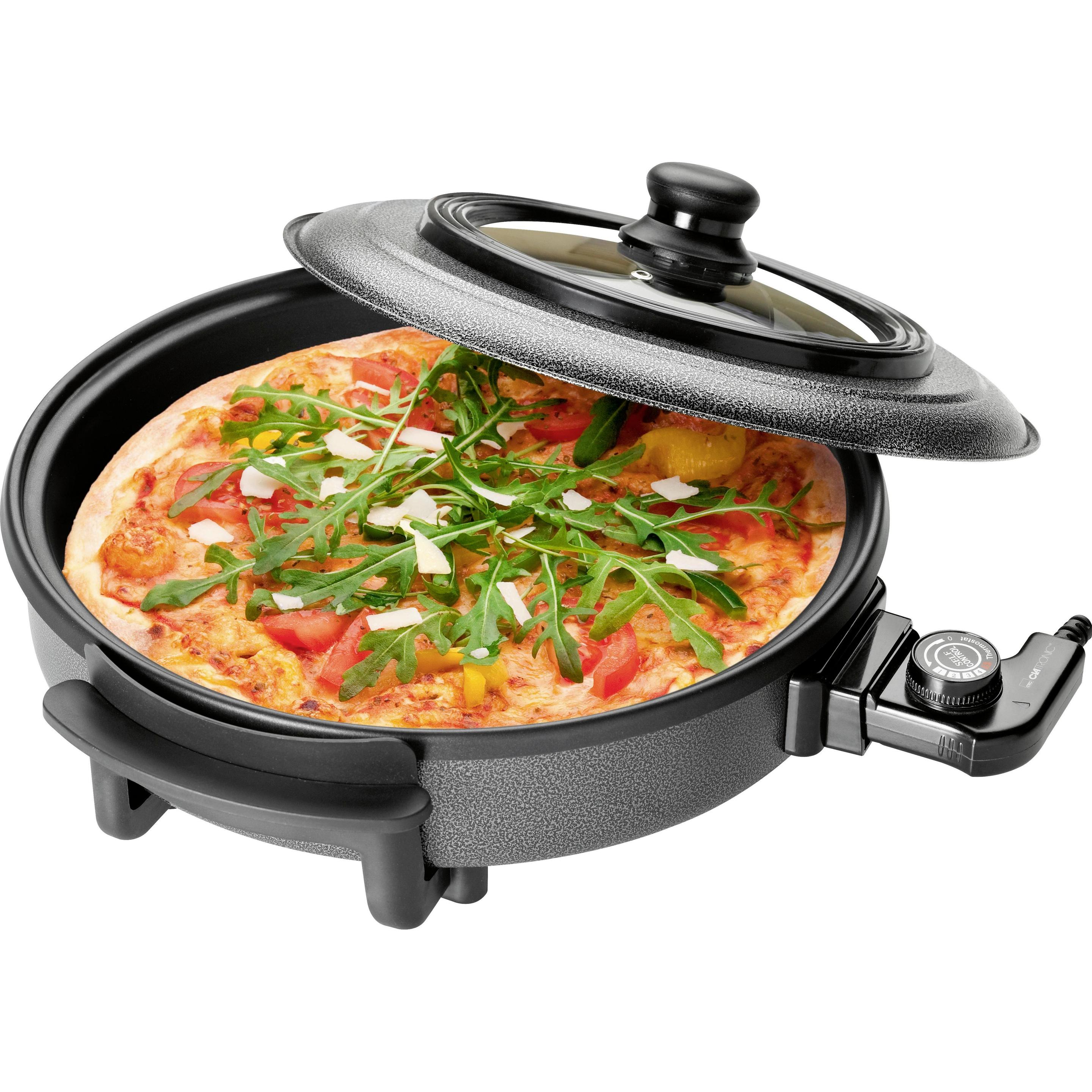 Clatronic Pizza- PP 3402, Tischgrill, Schwarz
