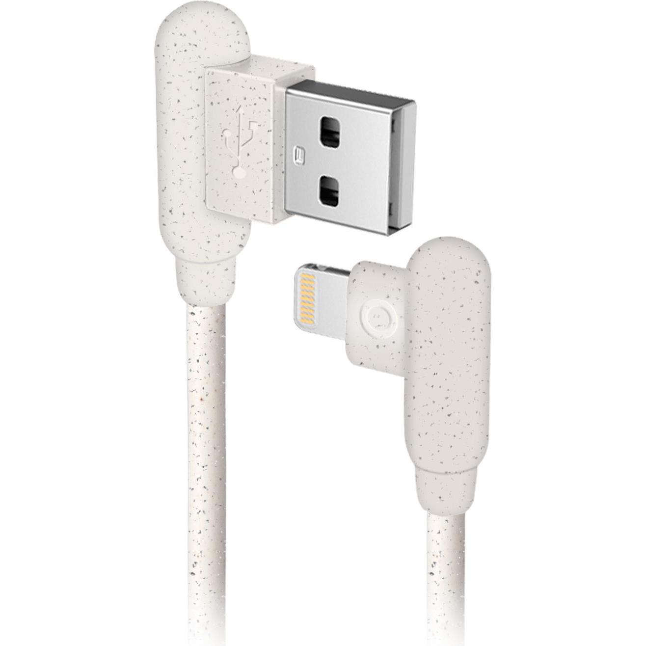 Thumbnail - SBS Eco-friendly USB Datenkabel mit Lightning-Anschluss (1 m), weiss (1 m), USB Kabel