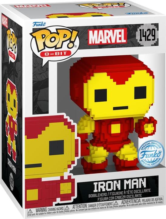 Actual product image Funko Marvel POP! 8-Bit Vinyl Figur Iron Man 9 cm