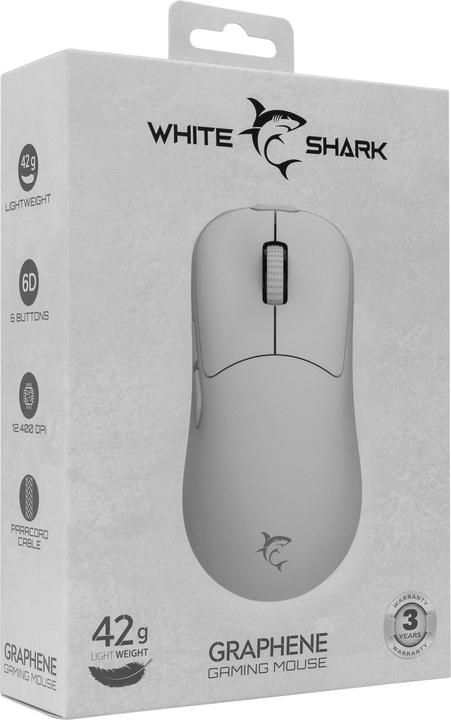 Actual product image White Shark Shark GM-5014 Graphene White (Cable)