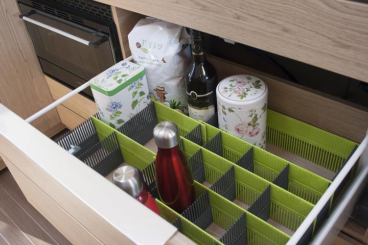 Produktbild Purvario Stauleisten 100 MAXXI 8-teilig, Limonengrün/Anthrazi