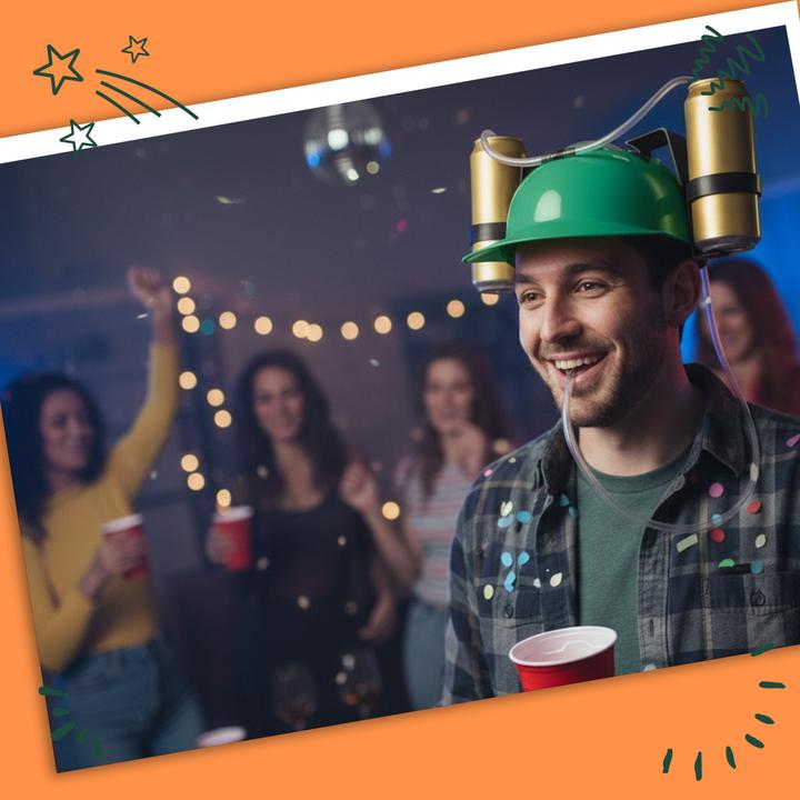 Produktbild Relaxdays Trinkhelm