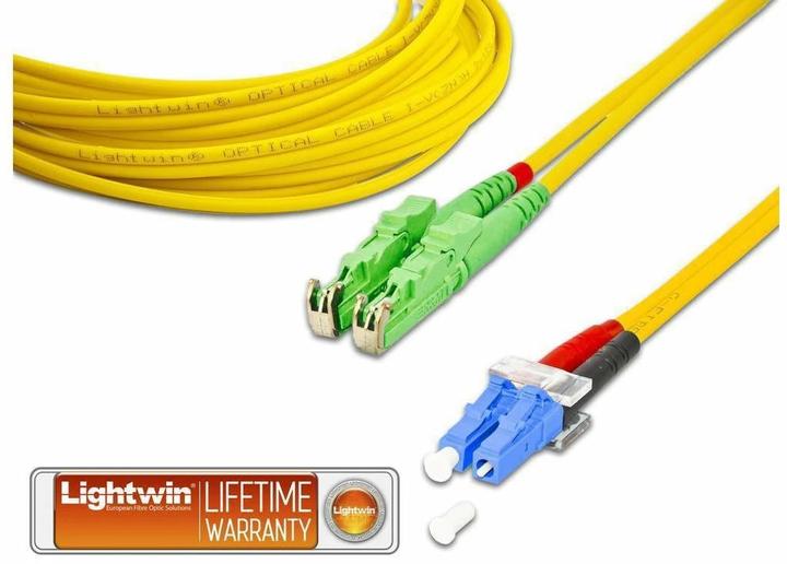 Image du produit Lightwin Câble de raccordement duplex à fibre optique (CAT6, 3 m)