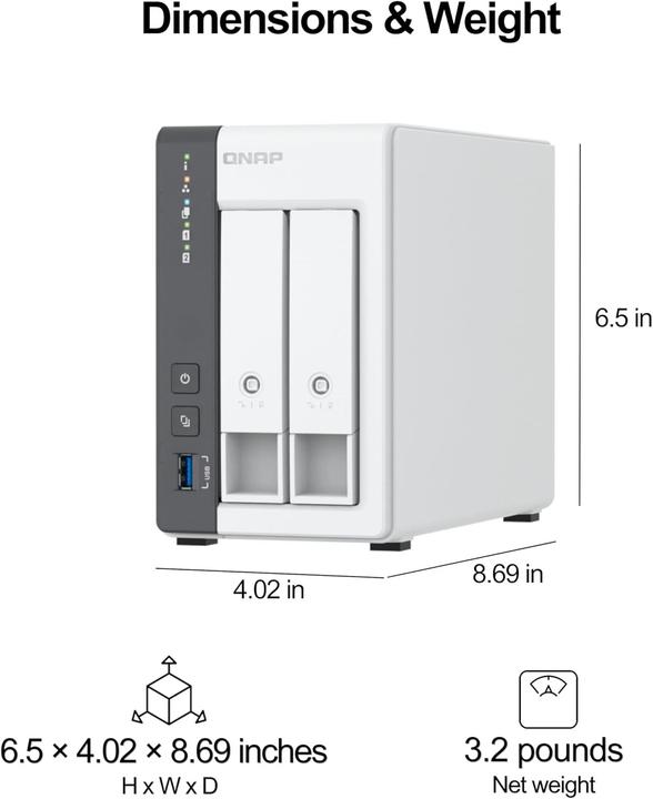 Actual product image QNAP TS-216G (0 TB)