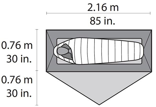 Immagine prodotto Msr Hubba NX (Tenda a cupola, 1.12 kg, 1 persona)