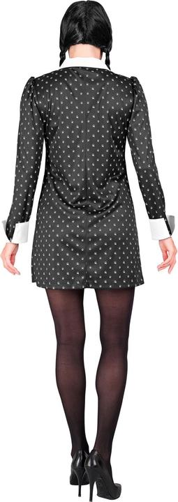 Actual product image Widmann Adams Family Wednesday ladies costume black and white (XL)