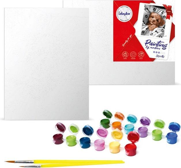 Actual product image Ideyka Malen nach Zahlen - Ein schlafender Jack Russell 30 x 40 cm