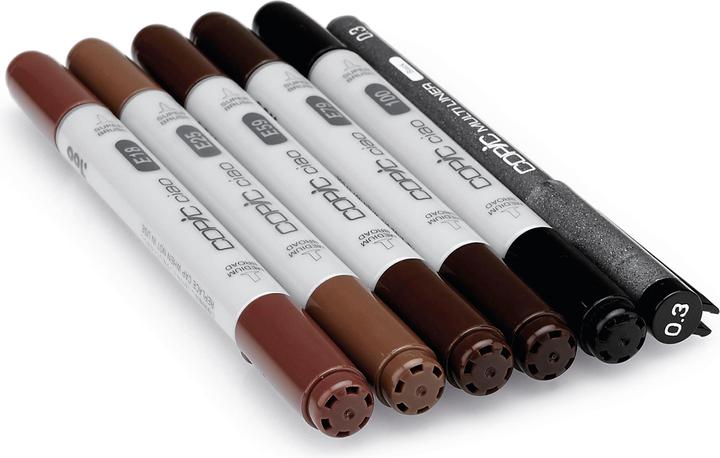 Image du produit Copic Marqueur ciao, 5+1 Set "Hair Tones 2 (5x)