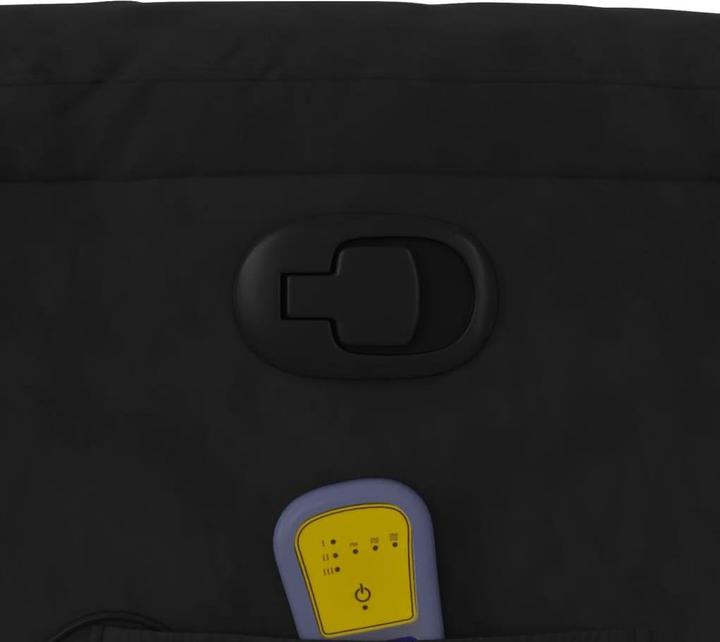 Immagine prodotto vidaXL Sedia da massaggio in tessuto microfibra nero, colore