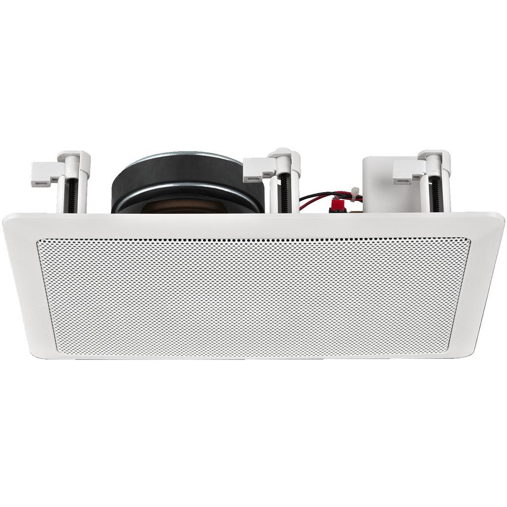 Monacor SPE-22/WS Lautsprecher (1 Stk.), Einbaulautsprecher, Weiss