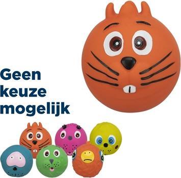 Produktbild Trixie Latex Faces D=6cm mit Quietscher (Ballspielzeug Hund)