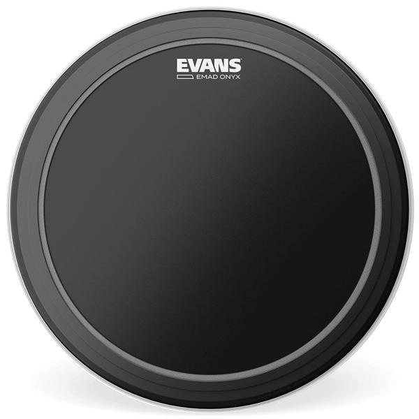 Evans BD22EMADONX Bassdrumfell schwarz 22 (Schlagzeug), Drumhead, Schwarz