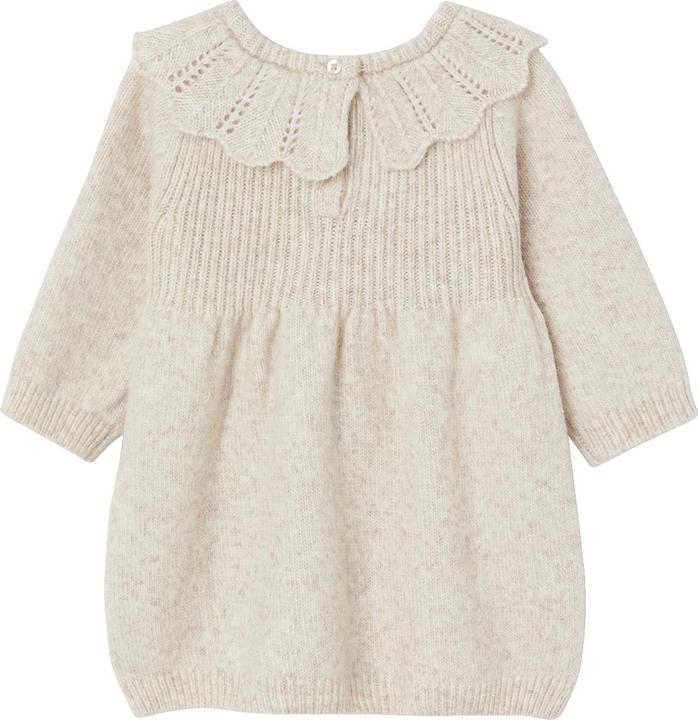 Vertbaudet Mädchen Baby Strickkleid mit Kragen