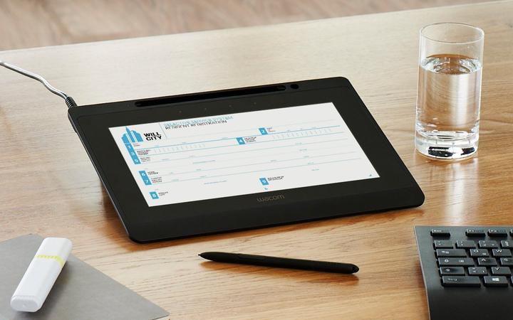 Productafbeelding Wacom DTU-1031AX, LCD, 25,6 cm (10,1 inch), Zwart (10.10", 2540 lpi)