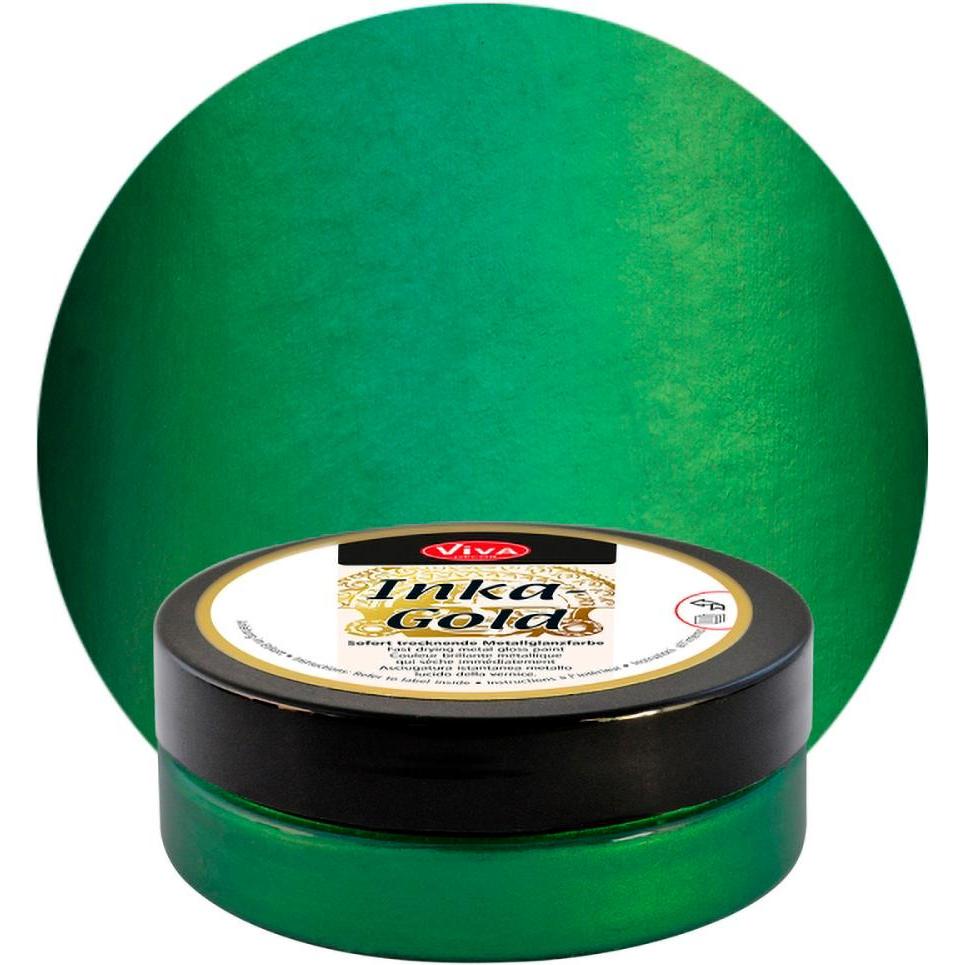 Thumbnail - Viva Decor, Kerzen, Inka-Gold, 62,5 g, smaragd