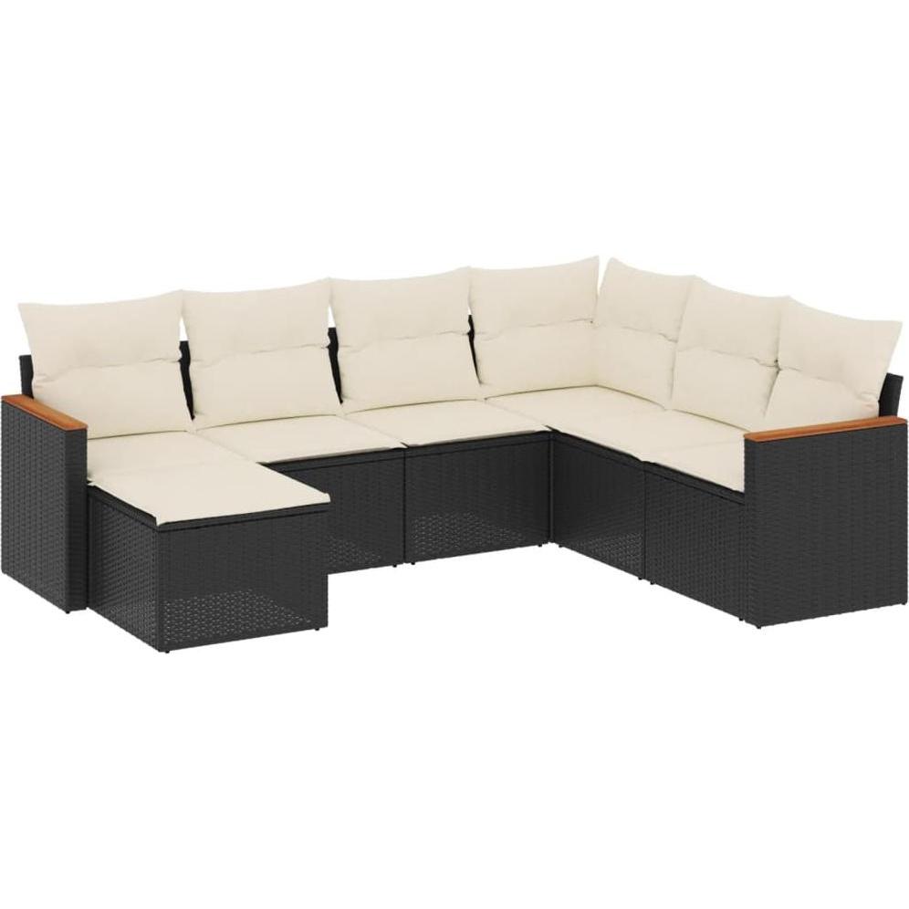 VidaXL, Gartenlounge, 10-tlg. Garten-Lounge-Set mit Kissen