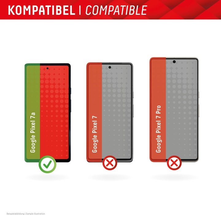Produktbild Displex Real Glass, 2D Panzerglas (1 Stück, Google Pixel 7a)