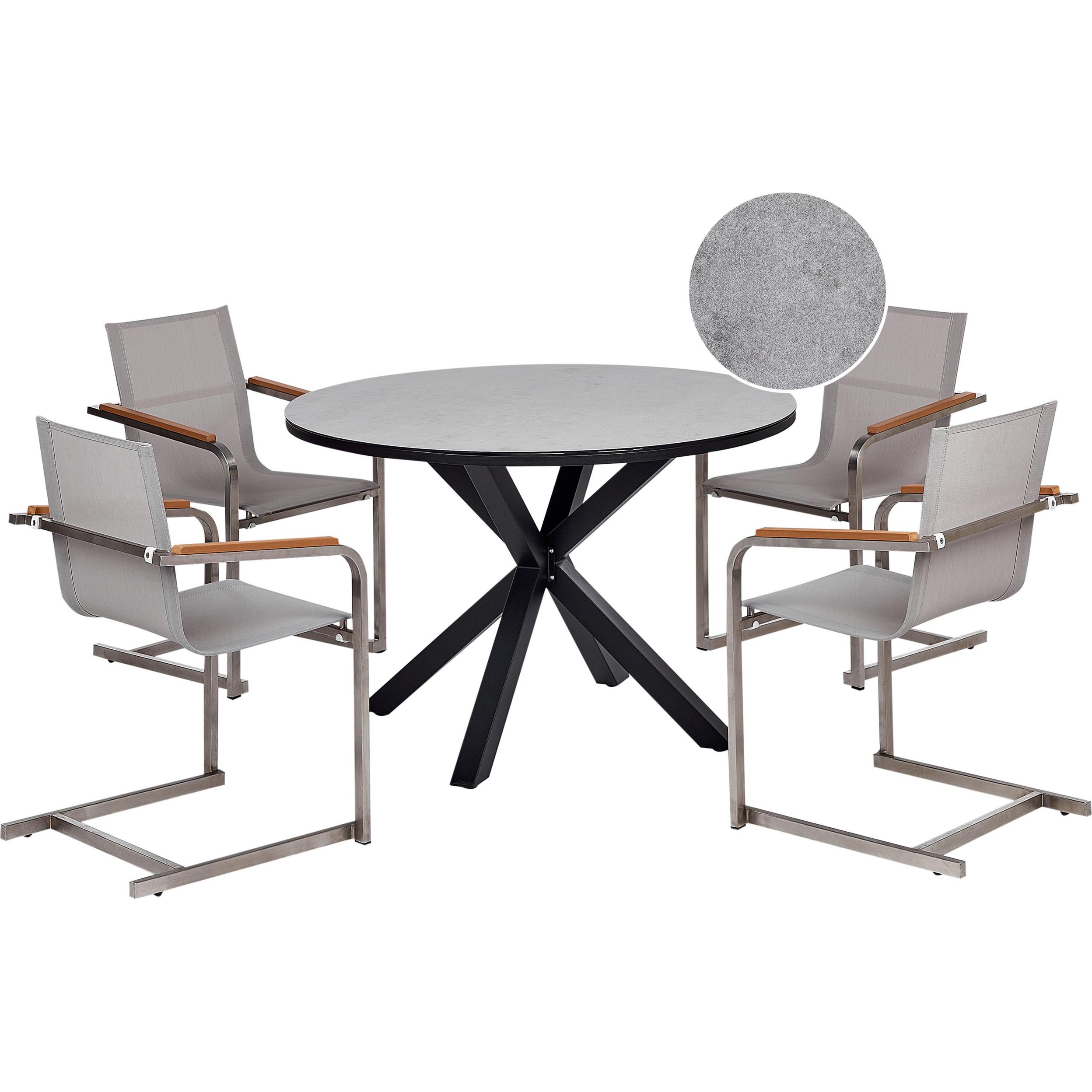 Beliani, Gartentisch + Balkontisch, Maletto/Cosoleto (120 cm)