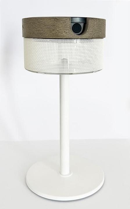 Les Jardins Solar-Tischleuchte Bateak weissalu LST0011