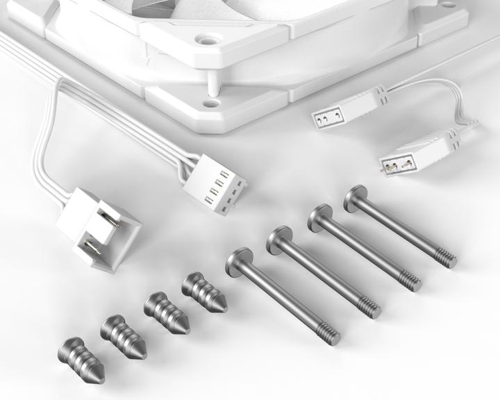 Actual product image ID-Cooling TF-12025-PRO-ARGB REVERSE WHITE (120 mm, 1x)