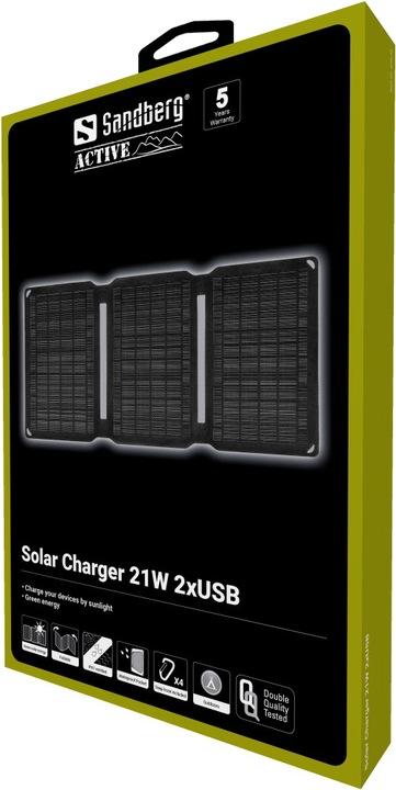 Produktbild Sandberg Solar Charger (21 W, 0.68 kg)
