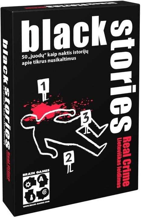 Brain Games Black Stories Real Crime | LT (Lithuanian, 2 - 15 Players)