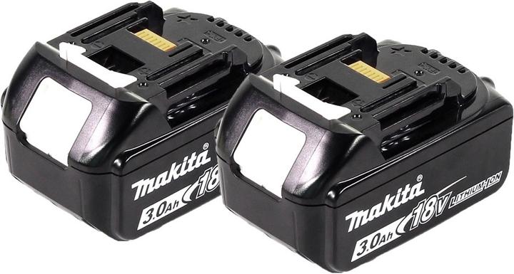 Productafbeelding Makita DUB 362 F Accu bladblazer 2x18V + 2x Accu 3,0Ah - zonder lader (Oplaadbare batterij, Bladblazer)