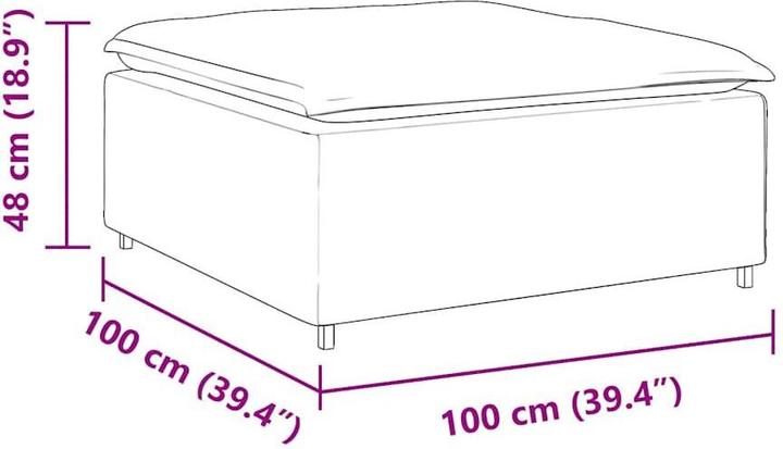 Actual product image vidaXL Modulares Sofa (Modular sofa)