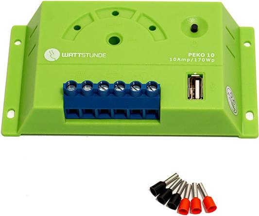 Actual product image Wattstunde PEKO10 10A solar charge controller