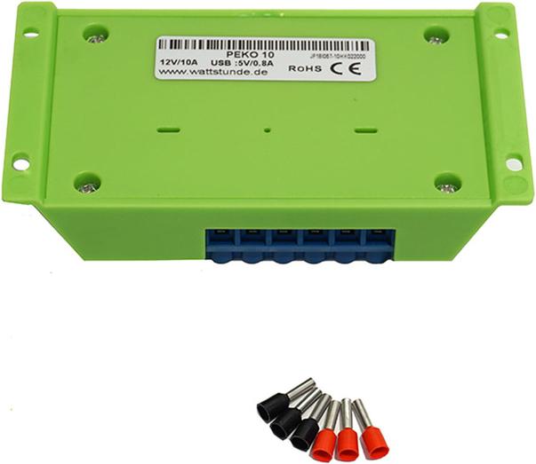 Actual product image Wattstunde PEKO10 10A solar charge controller