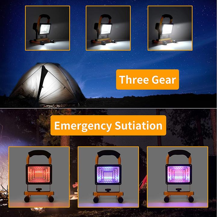 Actual product image Sunvic LED construction spotlight (30W, IP65)