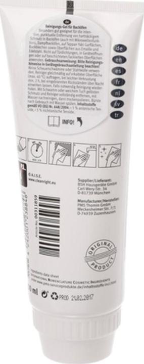 Produktbild Bosch Hausgeräte Reinigungsgel für Backöfen