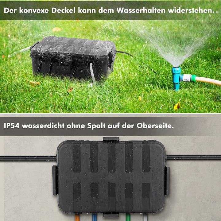 Produktbild Restmo Kabelbox, wasserdicht (32x22x13cm), schwarz
