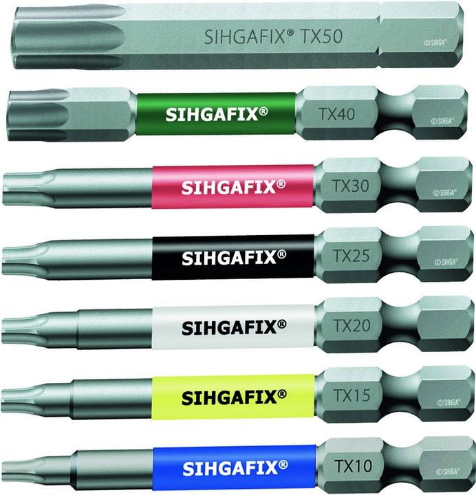 Actual product image Sihga Screwdriver bits FIX 60 mm (60mm)