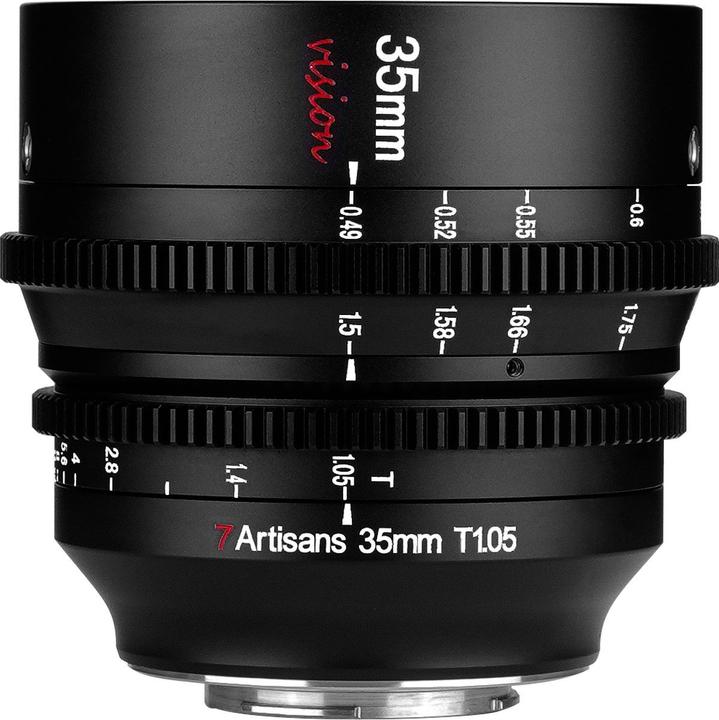 7artisans Vaste brandpuntsafstand 35 mm T1.05 (Micro Vier Derde, Micro Vier Derde)