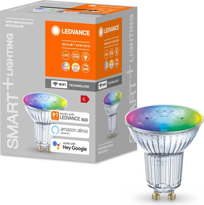 Actual product image Ledvance Smart+ Wifi Spot (GU10, 5 W, 350 lm, 1 x, G)