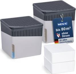 Produktbild Wenko 2 Cube Raumentfeuchter, 2x 1,0 kg (80 m²)