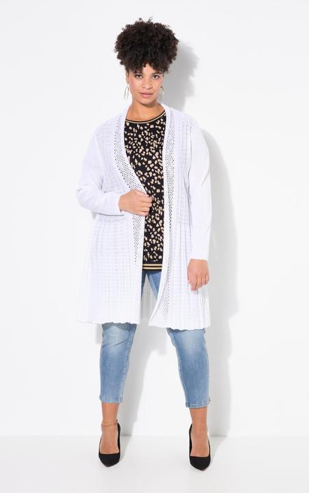 Actual product image Miamoda Strickjacke, A-Linie, Strukturmix (54)