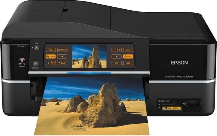 Epson Stylus PX810FW, all-in-one, touchscreen, WLAN, fax (Inchiostro, Colore)