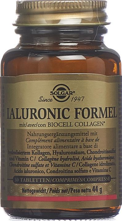 Produktbild Solgar Ialuronic Formel Tabletten (30 Stk) (30 Stück, Tabletten, 158 g)