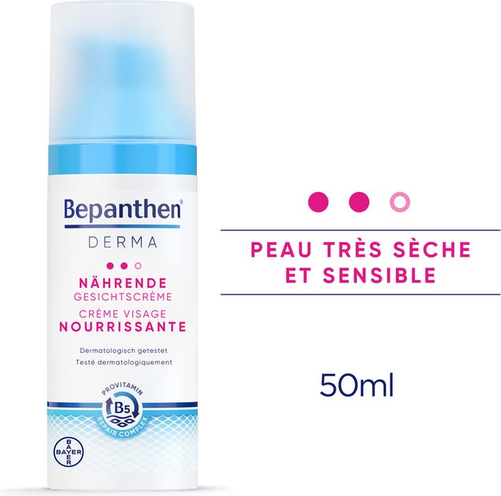 Produktbild Bepanthen Derma Nährende Gesichtscrème (50 ml, Tagescreme)